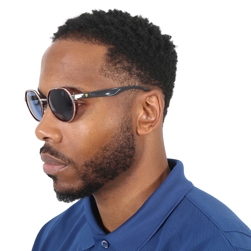 Ray-Ban Scuderia Ferrari Dark Blue Irregular Unisex Sunglasses