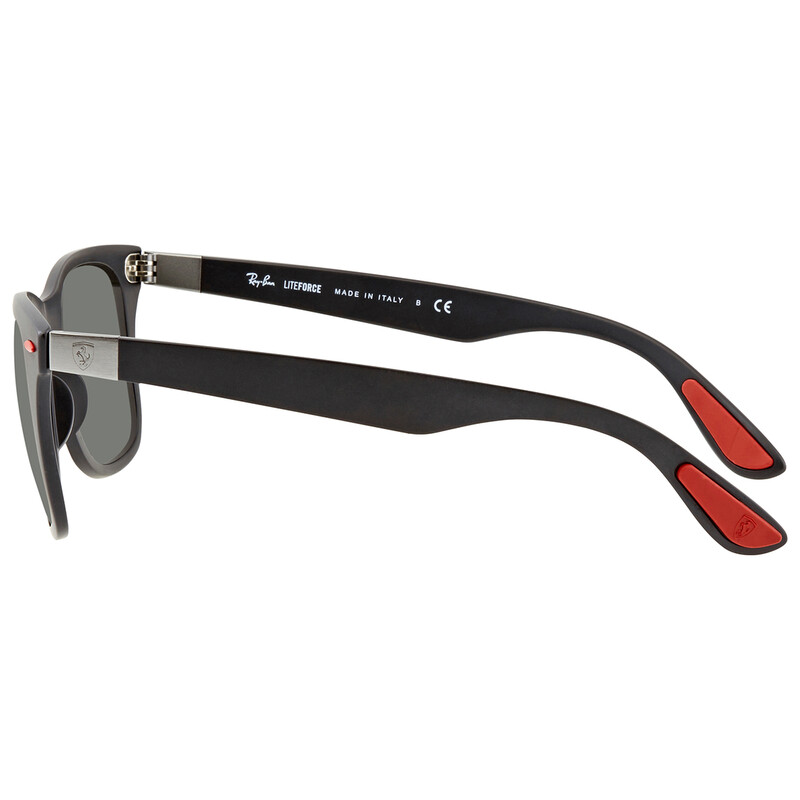 Ray-Ban Scuderia Ferrari Green Square Unisex Sunglasses RB4195M