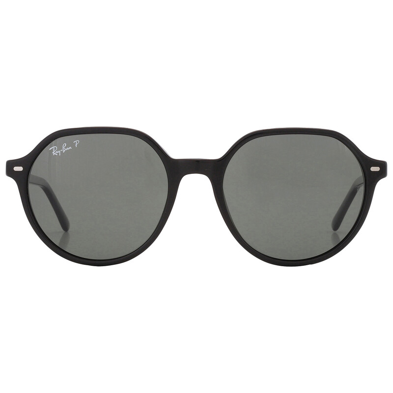 Ray-Ban Thalia Polarized Green Square Unisex Sunglasses RB2195 901