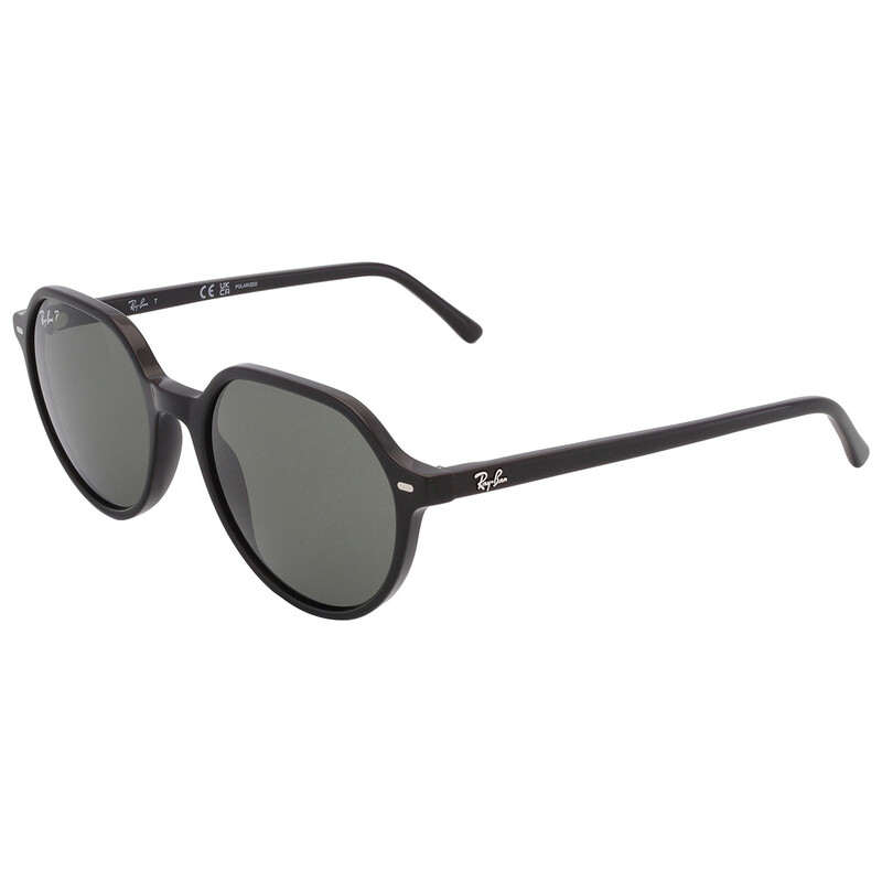Ray-Ban Thalia Polarized Green Square Unisex Sunglasses RB2195 901