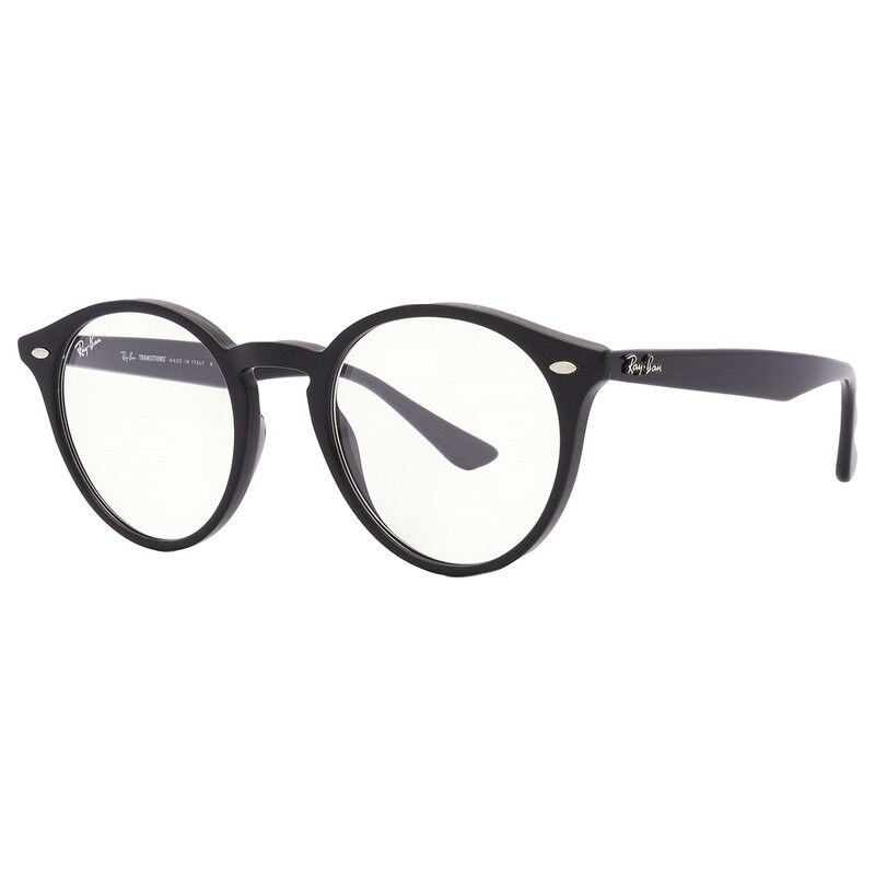 Ray-Ban Transitions Clear/Blue Round Unisex Sunglasses RB2180 601