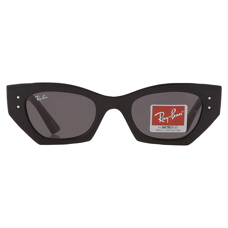 Ray-Ban Zena Bio Based Dark Grey Irregular Unisex Sunglasses