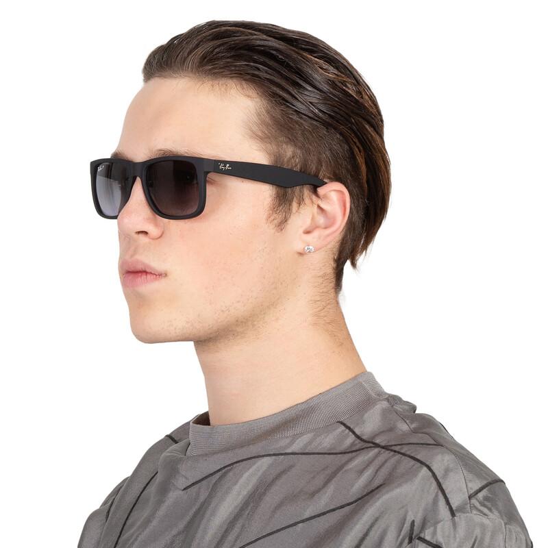 【美品】レイバン サングラス Ray-Ban Justin Classic 55 sunglasses Ray-Ban RB4165F Justin Classic M (55 - 17) with Grey lenses and
