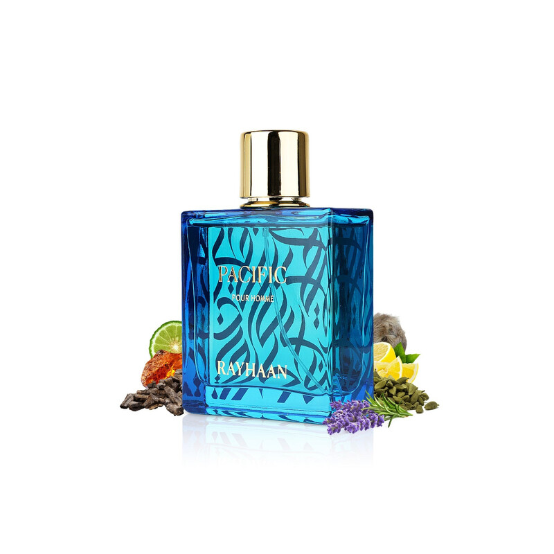Rayhaan Men's Pacific EDP Spray 3.38 oz Fragrances 6298044138740