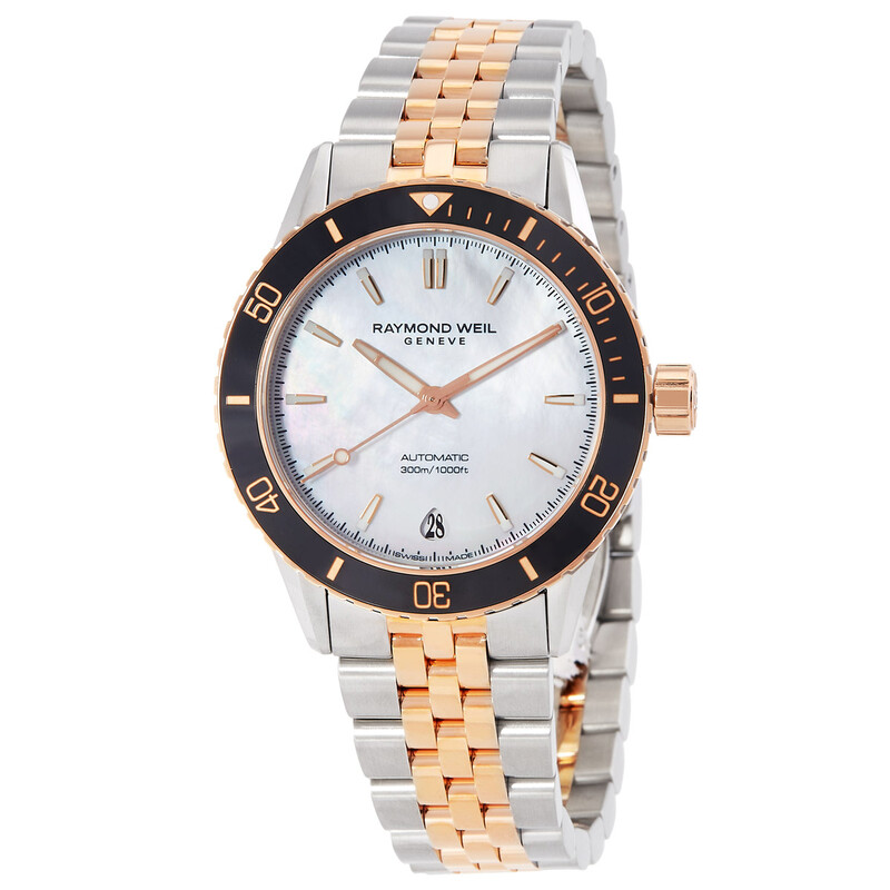 Raymond Weil Freelancer Automatic White Mother of Pearl Dial