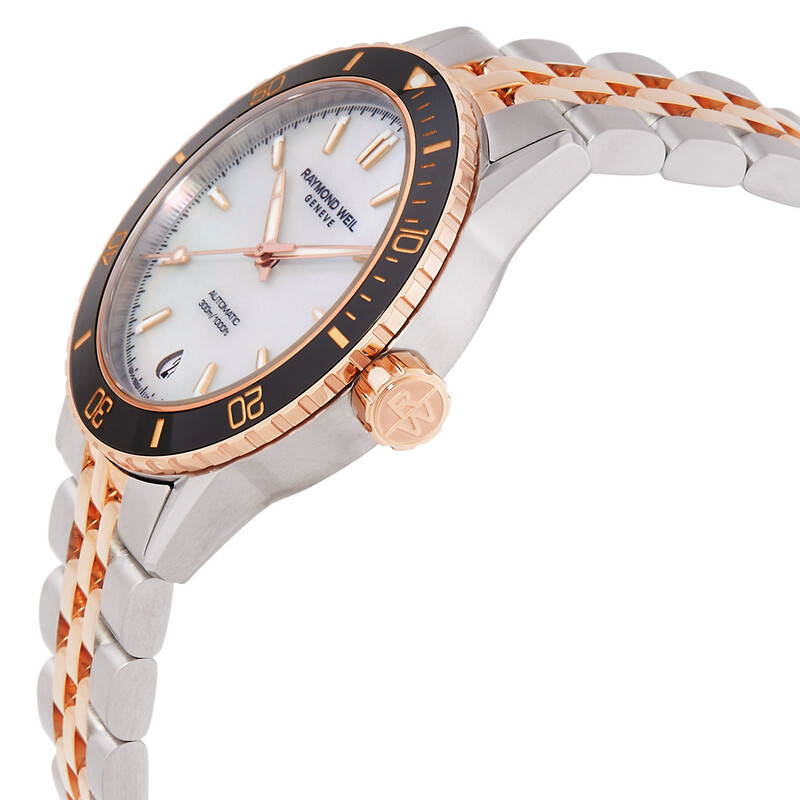 Raymond Weil Freelancer Automatic White Mother of Pearl Dial