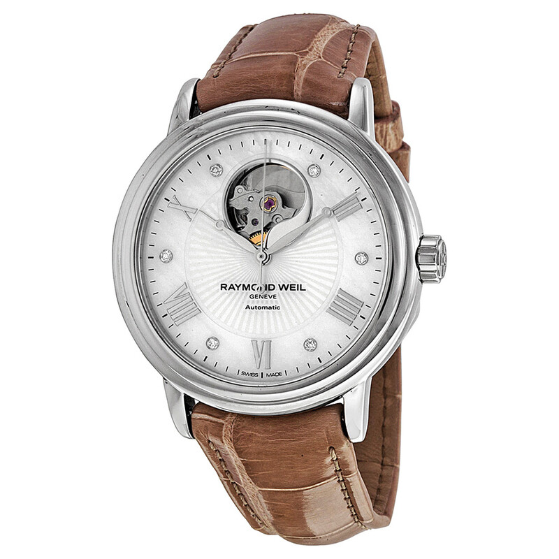 Raymond Weil Maestro Mother of Pearl Dial Ladies Watch 2827-L4