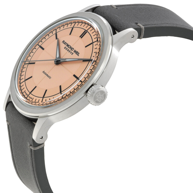 Raymond Weil Millesime Automatic Salmon Dial Men's Watch 2925 -STC ...