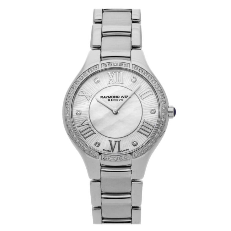 Raymond Weil Noemia Quartz Diamond Ladies Watch 5132-S2S-00966 ...