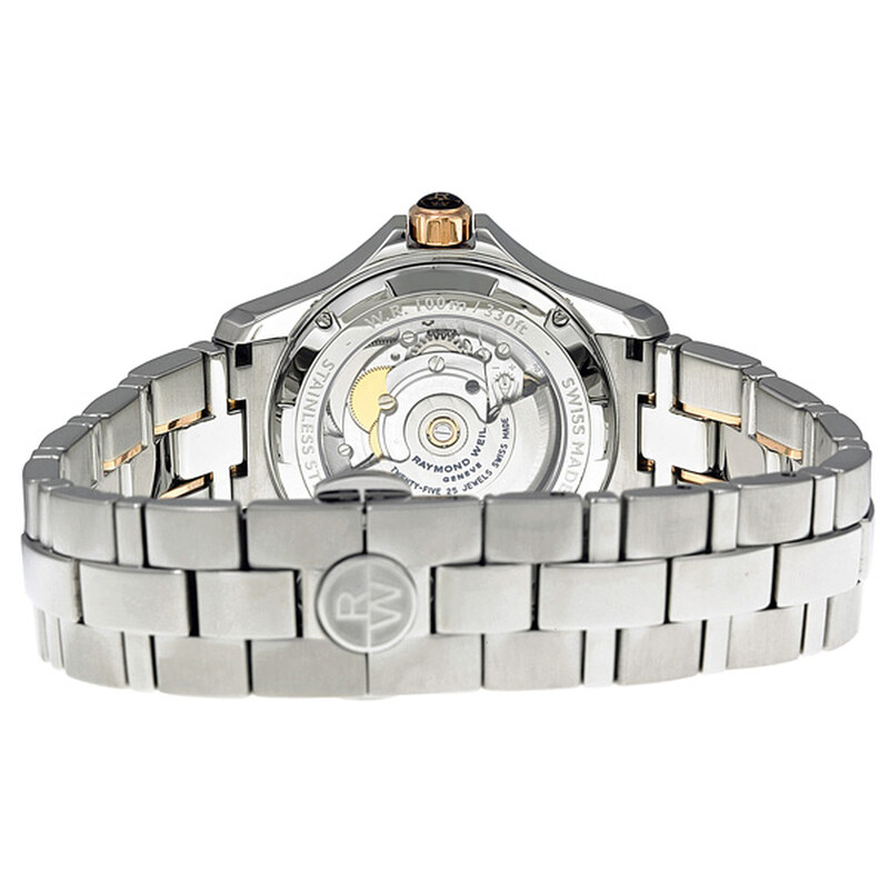 稼働品/極美品 RAYMOND WEIL Parsifal ダイヤ8P コンビ Raymond Weil Parsifal Automatic Men's Watch 2965-SG5-00658