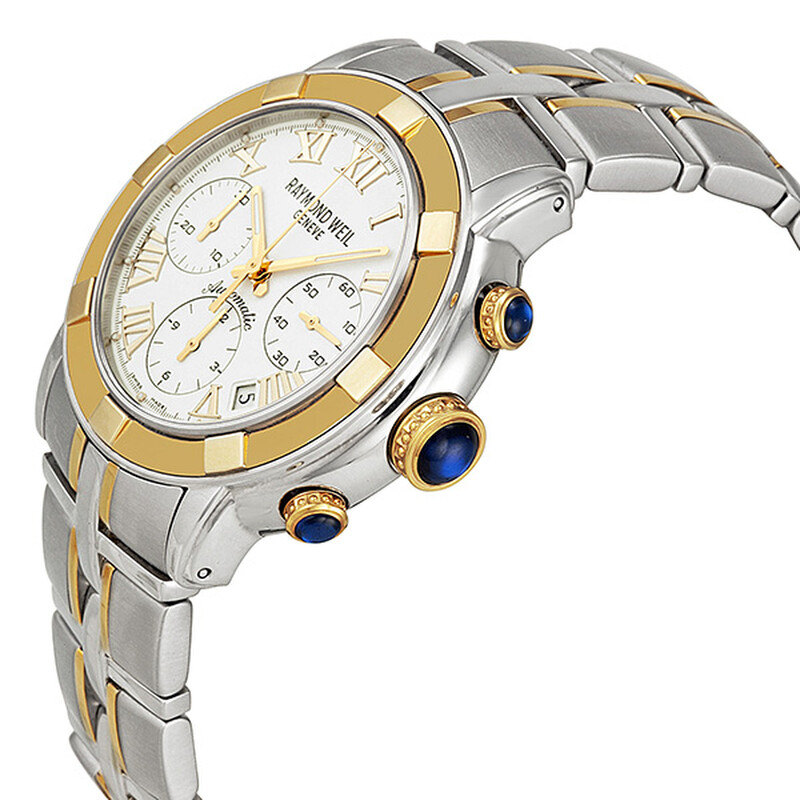 Raymond Weil Parsifal Automatic White Dial 18k Gold Men's Watch