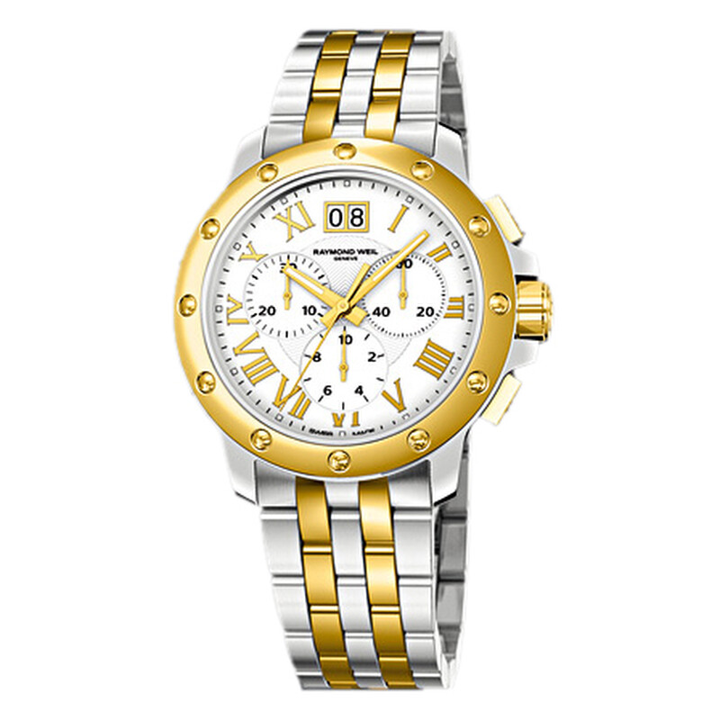 Raymond Weil Tango Chronograph 18 kt Yellow Gold Plated and