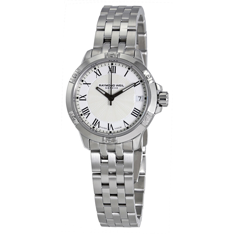 Raymond Weil Silver and White Women\'s Stainless Watch with Crystal Bezel Raymond Weil Toccata Quartz Diamond White Mother of Pearl  main image 3