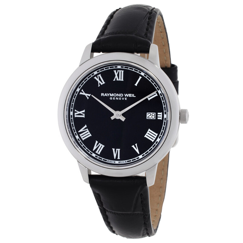 RAYMOND WEIL 4702 黒 レディース Raymond Weil Toccata Quartz Black Dial Ladies Watch 5385-STC-00200