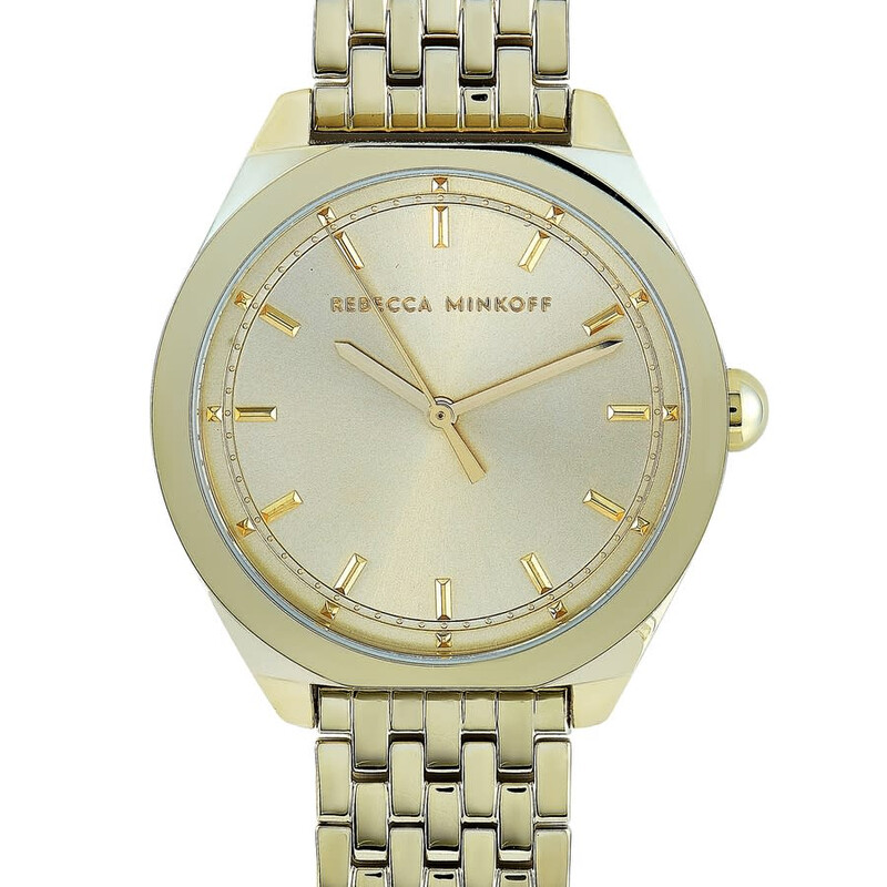 Rebecca Minkoff Amari Quartz Gold Dial Ladies Watch 2200326  display picture 2