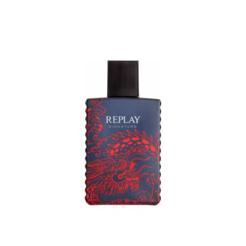 Replay Men's Signature Red Dragon EDT Spray 3.38 oz (Tester) Fragrances 8011889500262