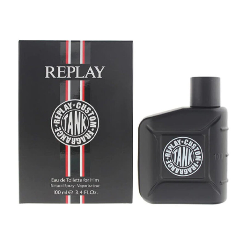 Replay Men's #Tank Custom EDT Spray 3.4 oz Fragrances 8011889500118