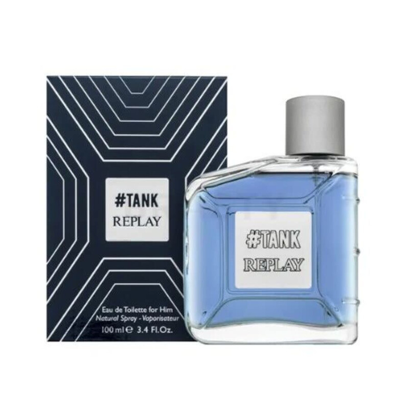 Replay Men's #Tank EDT Spray 3.4 oz Fragrances 8011889500453