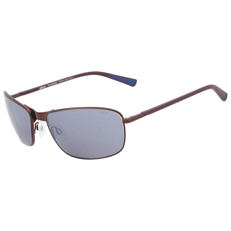 Revo Decoy Graphite Polarized Rectangular Unisex Sunglasses RE