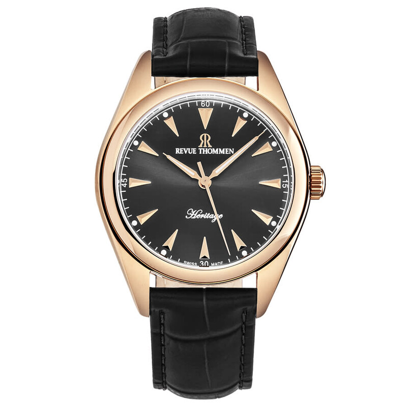 Revue Thommen Heritage Automatic Grey Dial Men's Watch 21010.2562