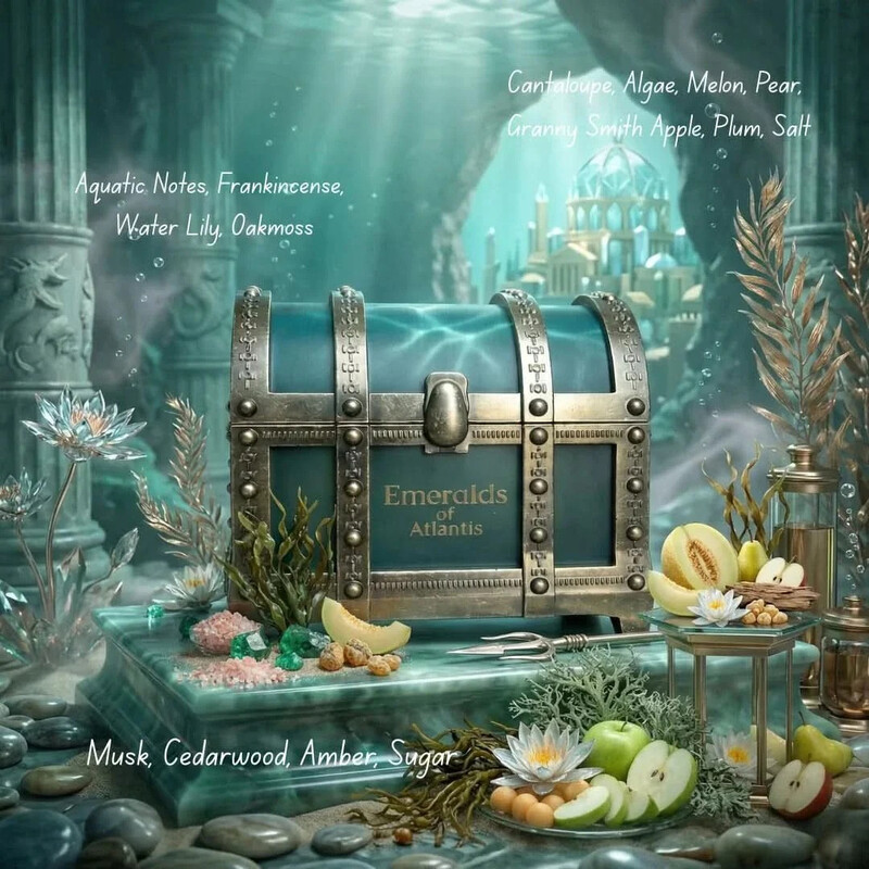Risala Unisex Emeralds Of Atlantis EDP Spray 3.4 oz Fragrances