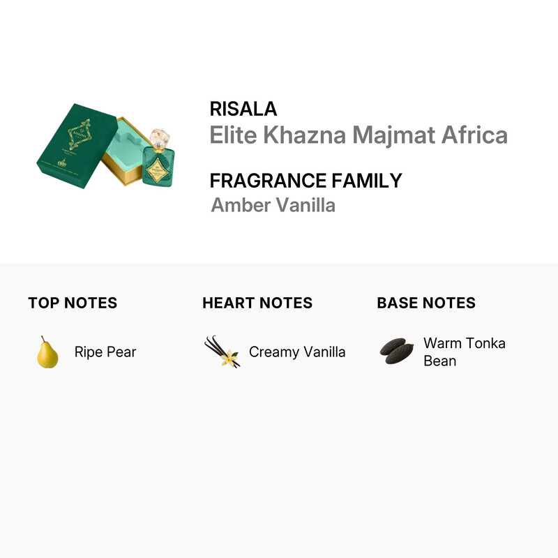 Risala Unisex Elite Khazna Majmat Africa EDP Spray 3.4 oz