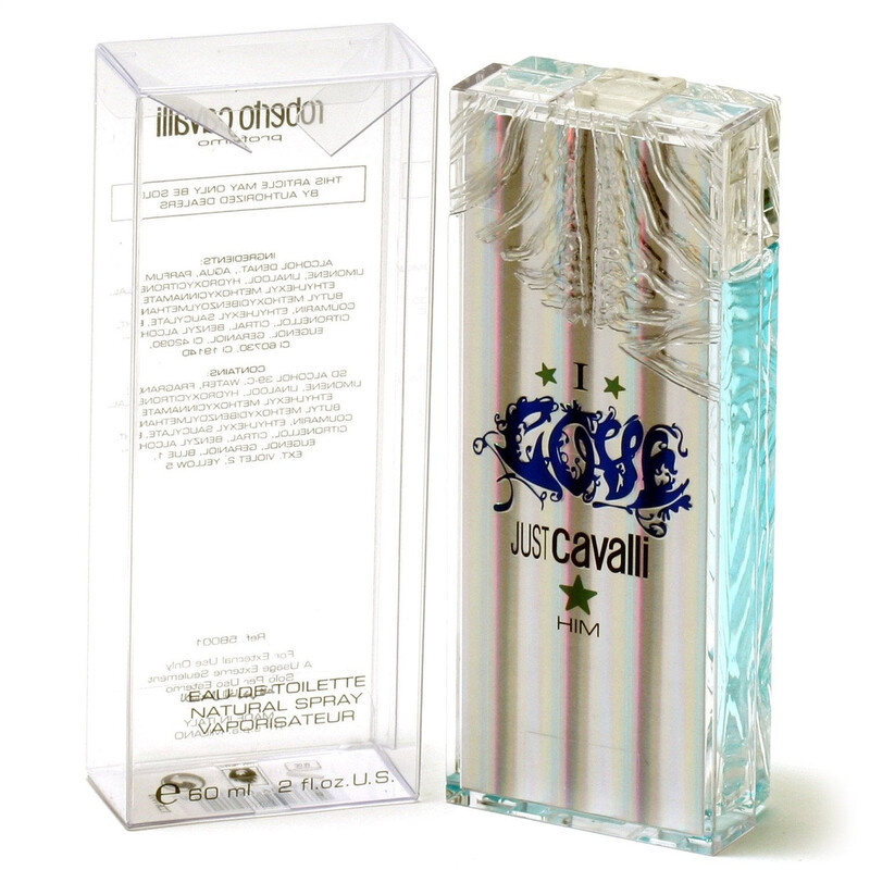 Roberto Cavalli Men's I Love Him EDT Spray 2 OZ Fragrances