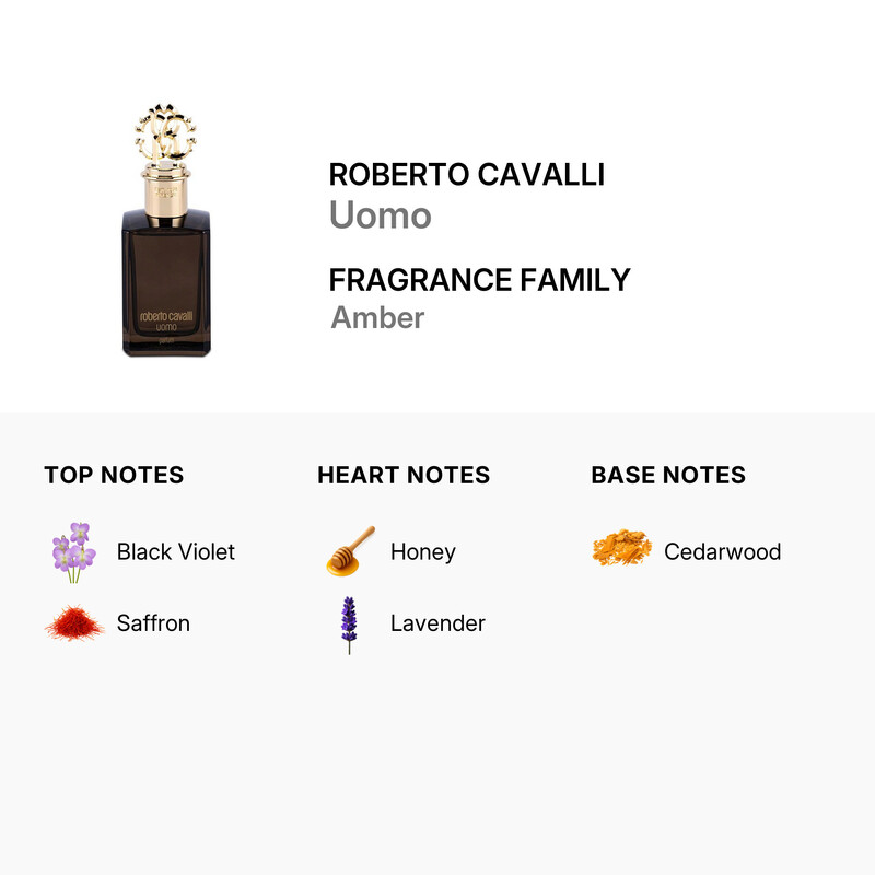 Roberto Cavalli Men's Uomo Parfum 3.38 oz Fragrances 3616303445287