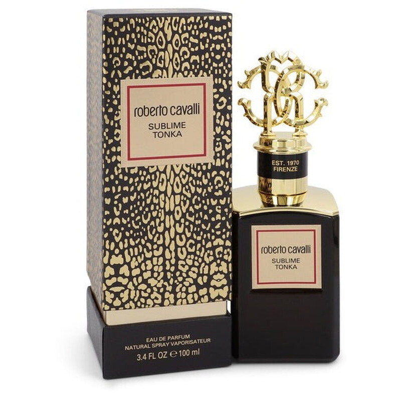 roberto cavalli トラ柄ラメ入りタンクトップ S Roberto Cavalli Unisex Gold Collection Sublime Tonka EDP Spray 3.4