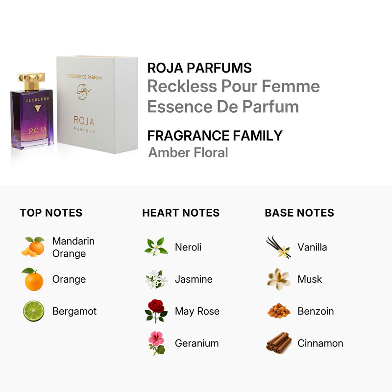Roja Parfums Ladies Reckless Essence De Parfum Spray 3.4 oz (100