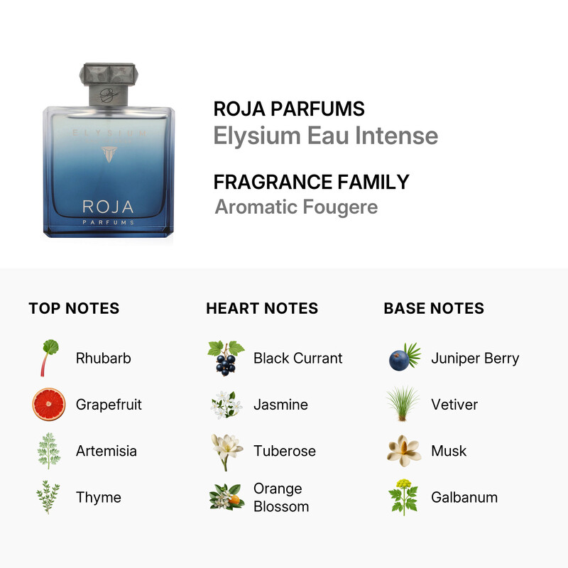 Roja Parfums Unisex Elysium Eau Intense EDP Spray 3.4 oz
