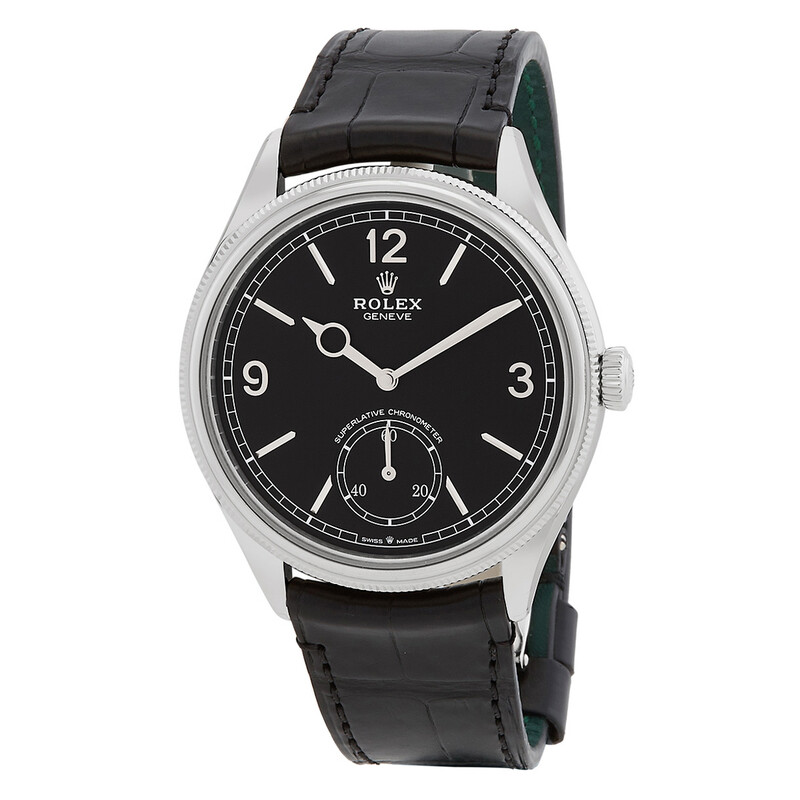 Rolex 1908 Automatic Black Dial Men's Watch 52509-0002 - Watches