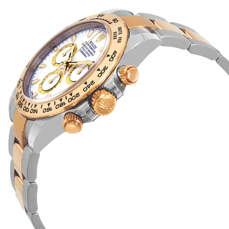 Rolex Cosmograph Daytona White Dial Stainless Steel and 18K Yellow