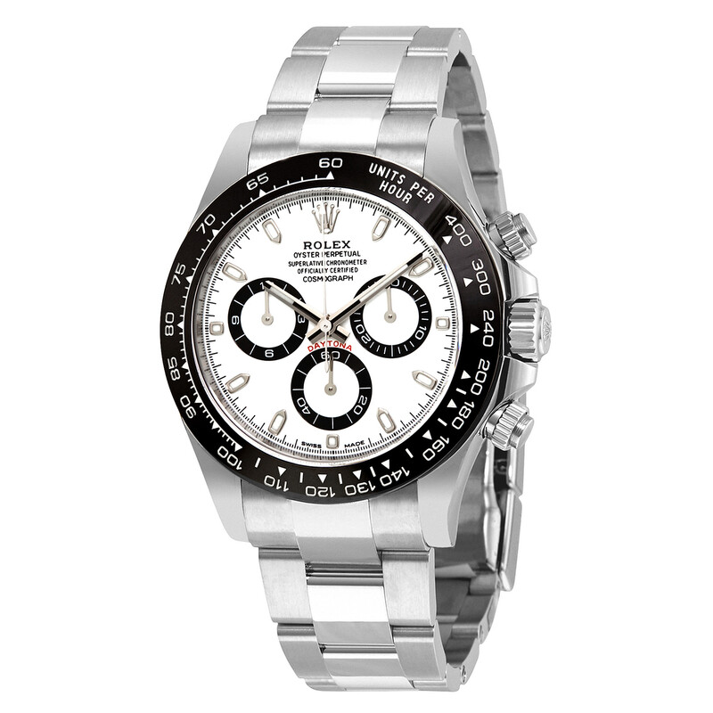 Rolex Cosmograph Daytona White Dial Stainless Steel Oyster Men's