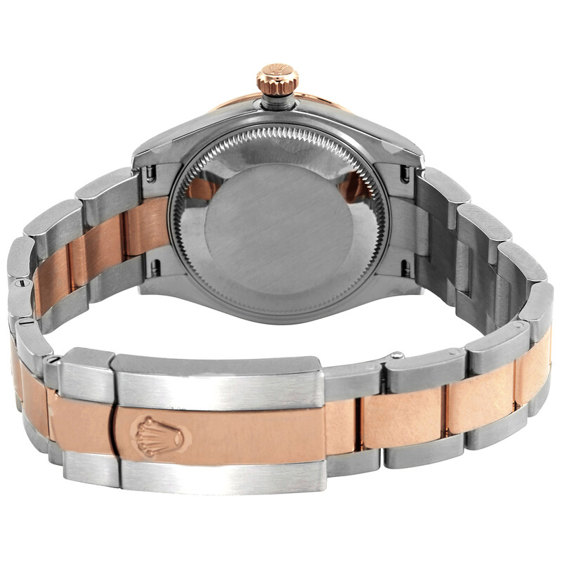 Rolex DateJust 31 Rose Dial Automatic Ladies Stainless Steel 18 ct