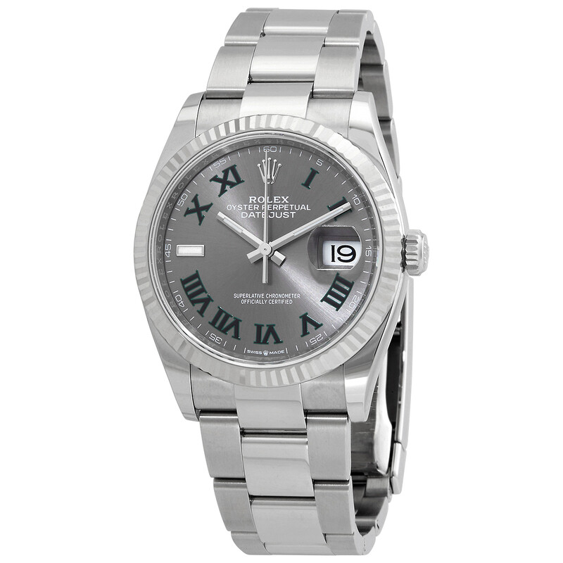 ⭐️⭐️ Rolex Datejust 36 Automatic Chronometer Grey Dial Watch 126234GYRO