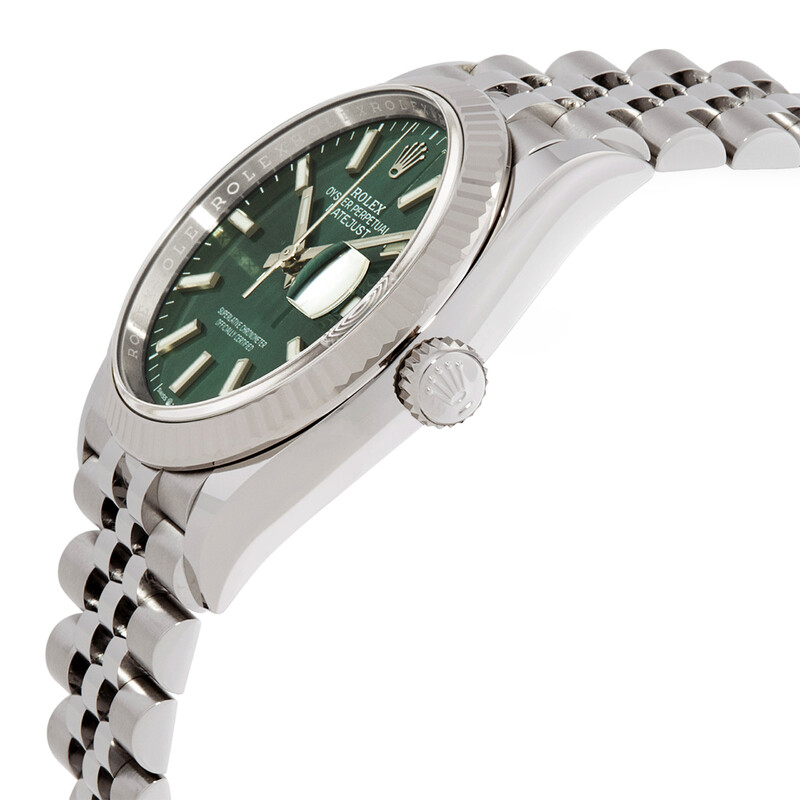 Rolex Datejust 36 Mint Green Dial Automatic Men's Jubilee Watch