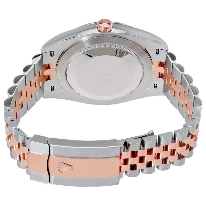 Rolex Datejust 41 Chocolate Diamond Dial Steel and 18K Everose