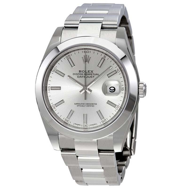 Rolex Datejust 41 Silver Dial Stainless Steel Automatic Men's