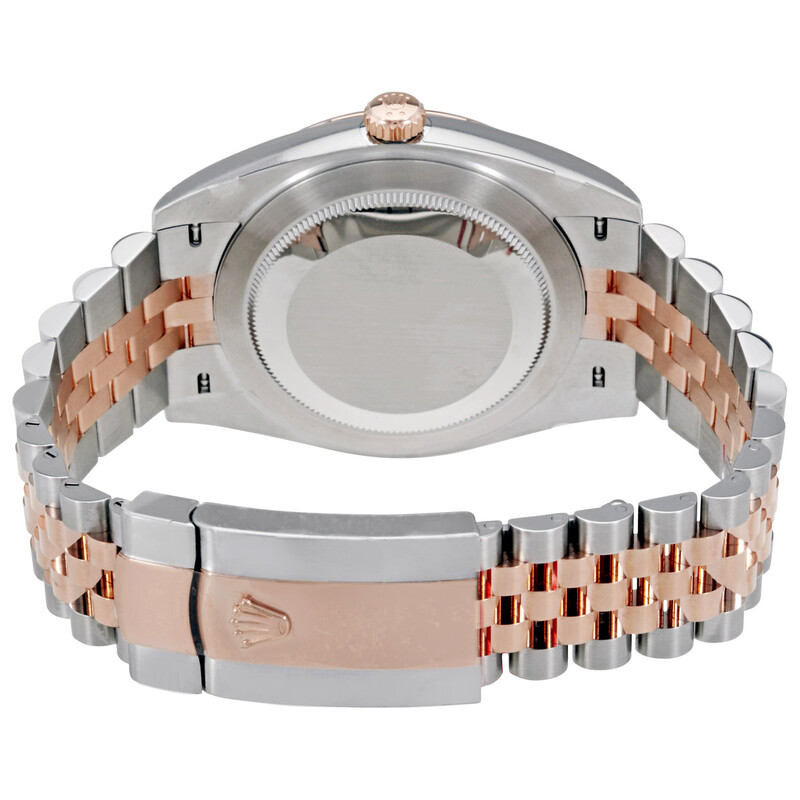 Rolex Datejust Chocolate Dial Steel and 18K Everose Gold Jubilee