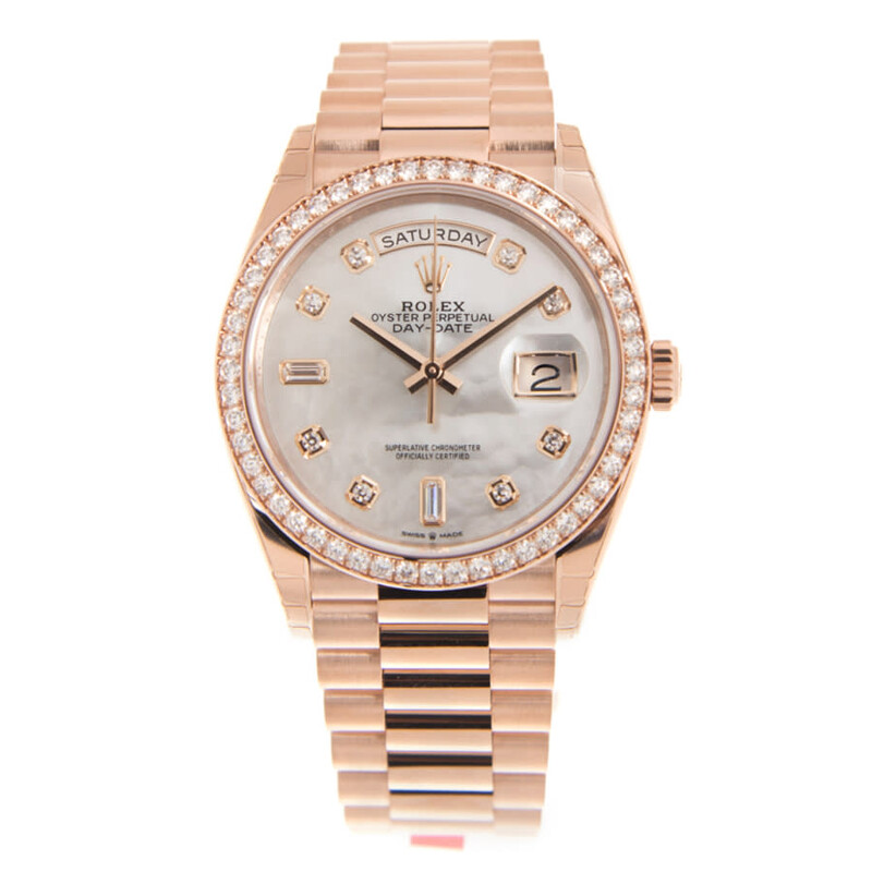 トップス joy100427_o Rolex Day-Date 36 Automatic Diamond Unisex Watch 128345MDP