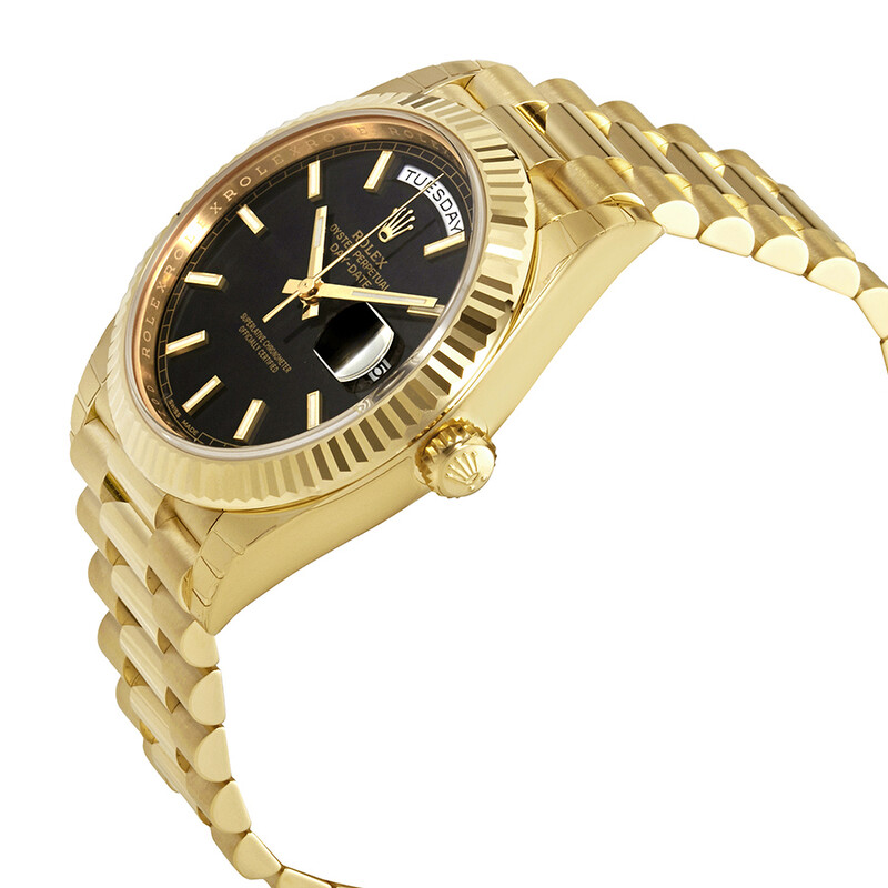 【g-rap】 JON DO / DIA CHRONICS Rolex Day-Date 40 Automatic Chronometer Men's Watch 228238BKMSP