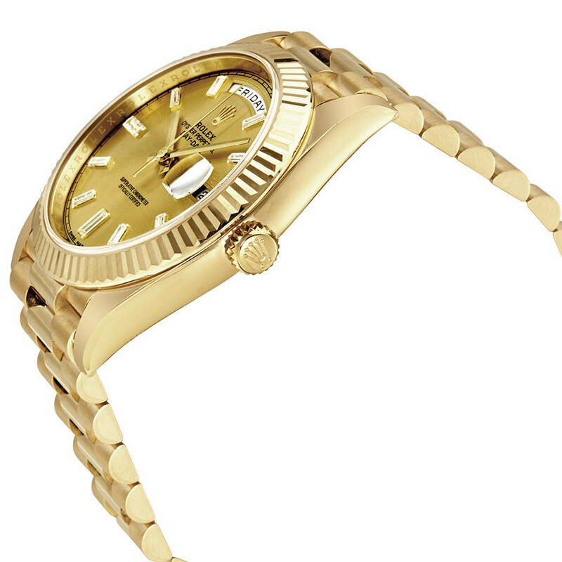 【g-rap】 JON DO / DIA CHRONICS Rolex Day-Date 40 watch: 18 kt yellow gold - m228238-0002 (US)