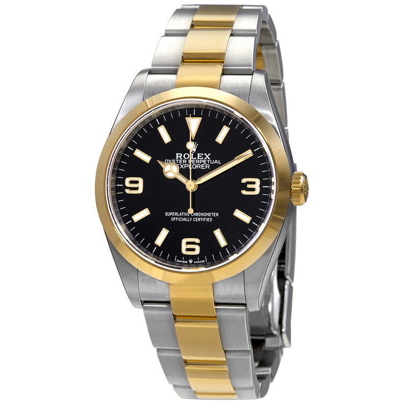 Rolex Explorer Automatic Chronometer Black Dial Men's Watch