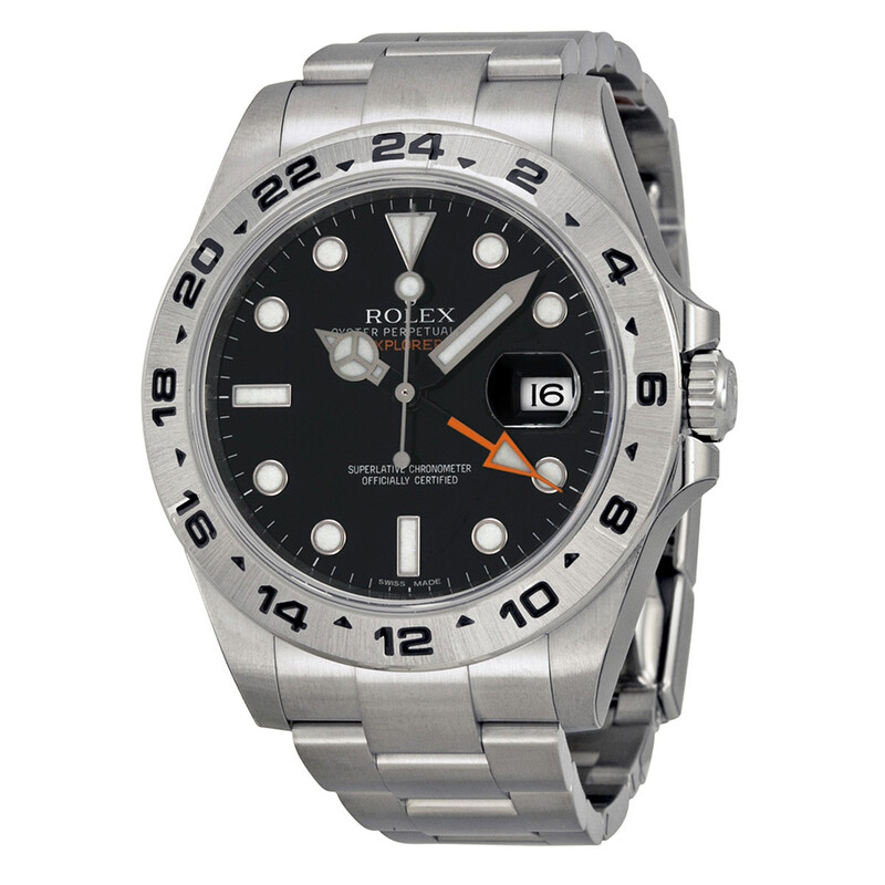 Rolex Explorer II Black Dial Stainless Steel Oyster Bracelet
