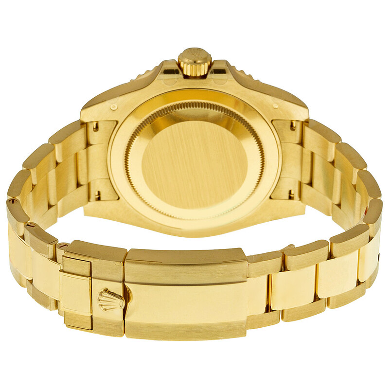 Rolex GMT Master II Green Dial 18K Yellow Gold Oyster Bracelet