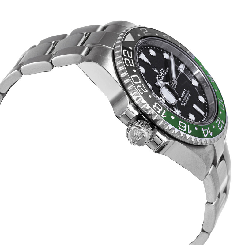 Rolex GMT-Master II Lefty Automatic Black Dial Sprite Bezel Men's