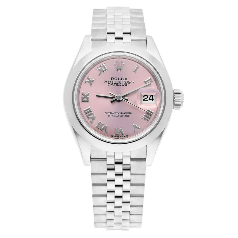 Rolex Lady Datejust Automatic Pink Dial Ladies Jubilee Watch 279160PRJ ...