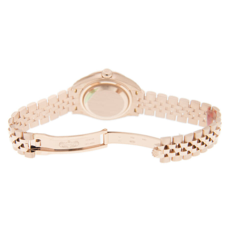 Rolex Lady Datejust Chocolate Diamond Dial 18K Everose Gold