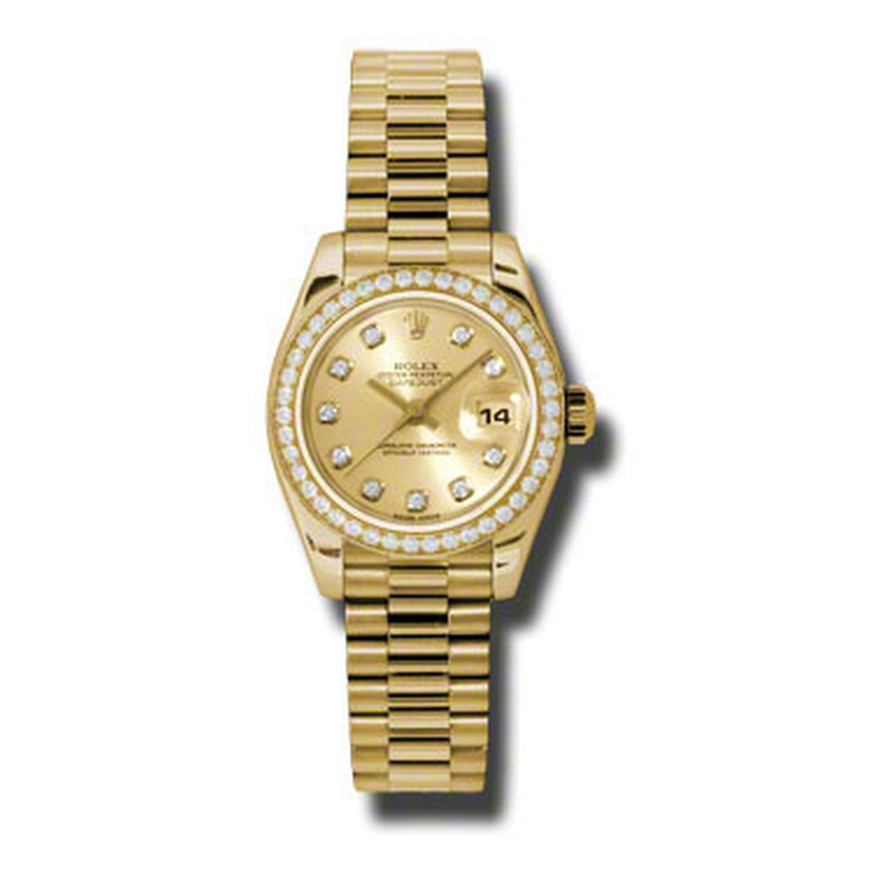 ladies gold rolex dress watch Honey Couture GENENE Rose Gold Thin Strap Sequin Formal Dress main image 0